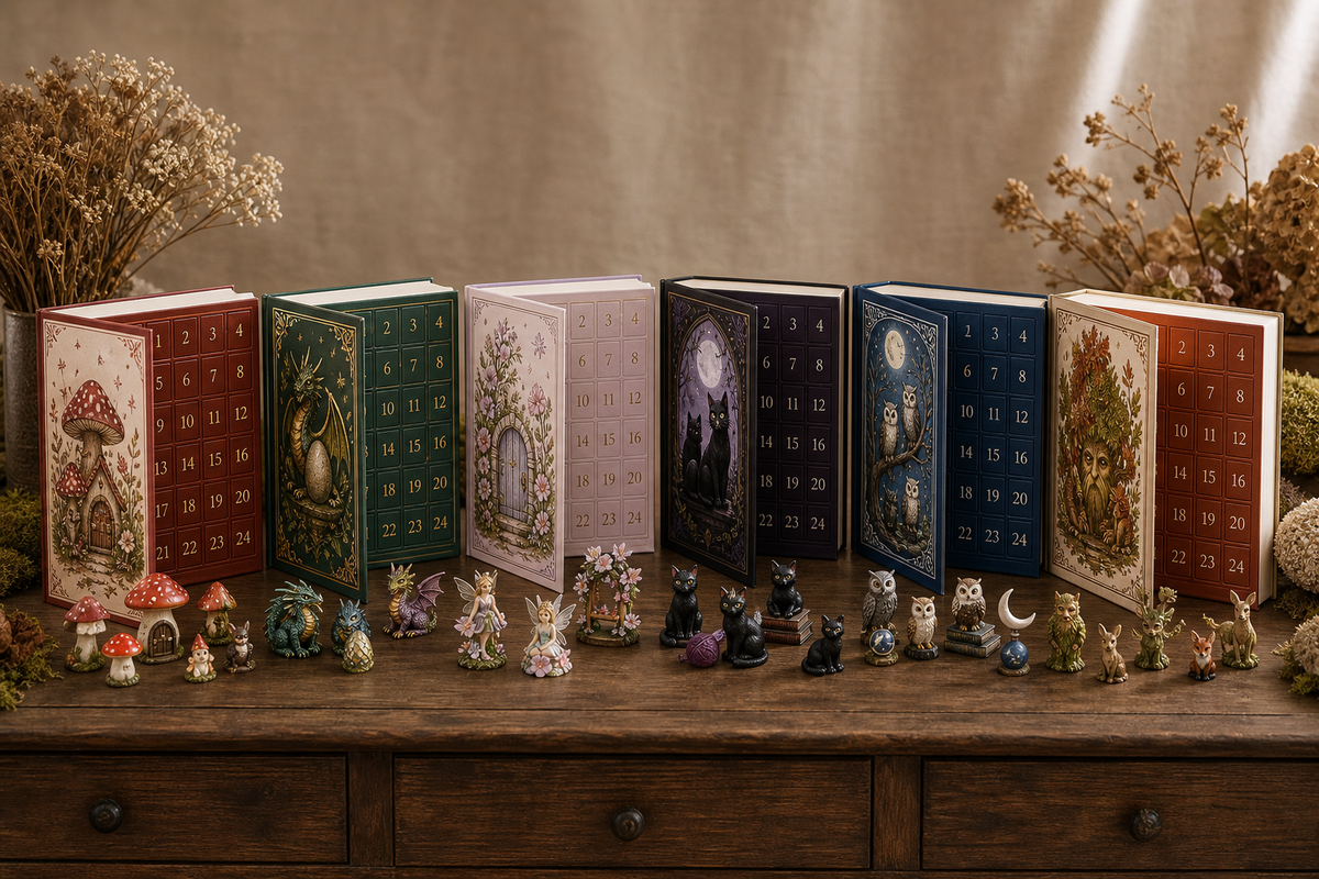 ✨ Enchanted Forest: 24 Days of Tiny Magic | Fantasy Miniature Advent Calendar – 6 Collector Editions