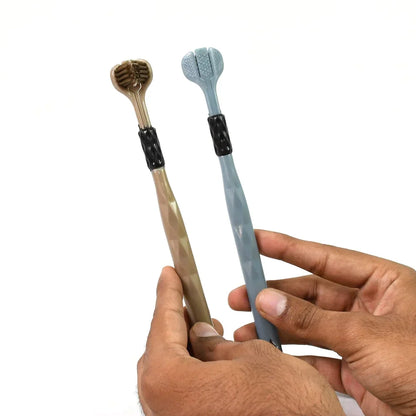 🪥 360° Triple-Sided Toothbrush – Multi-Angle Teeth Cleaning Design