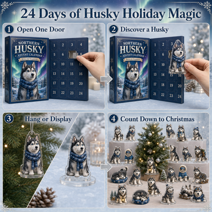 🐺❄️ Northern Husky Advent Calendar 2026 – 24 Days of Husky Christmas Surprises 🎄