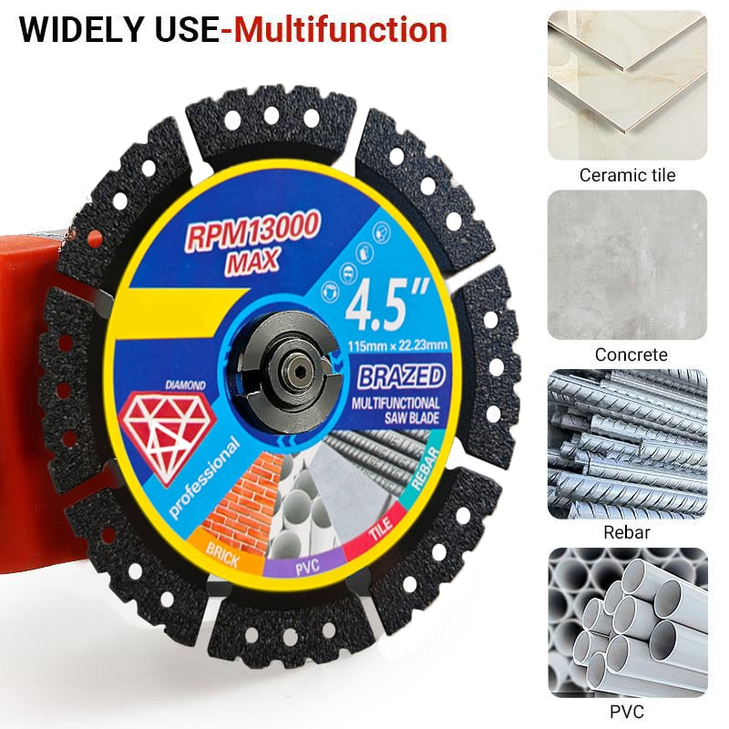 4.5" Multi-Material Diamond Cutting Blade 💎 – Heavy-Duty Saw Disc