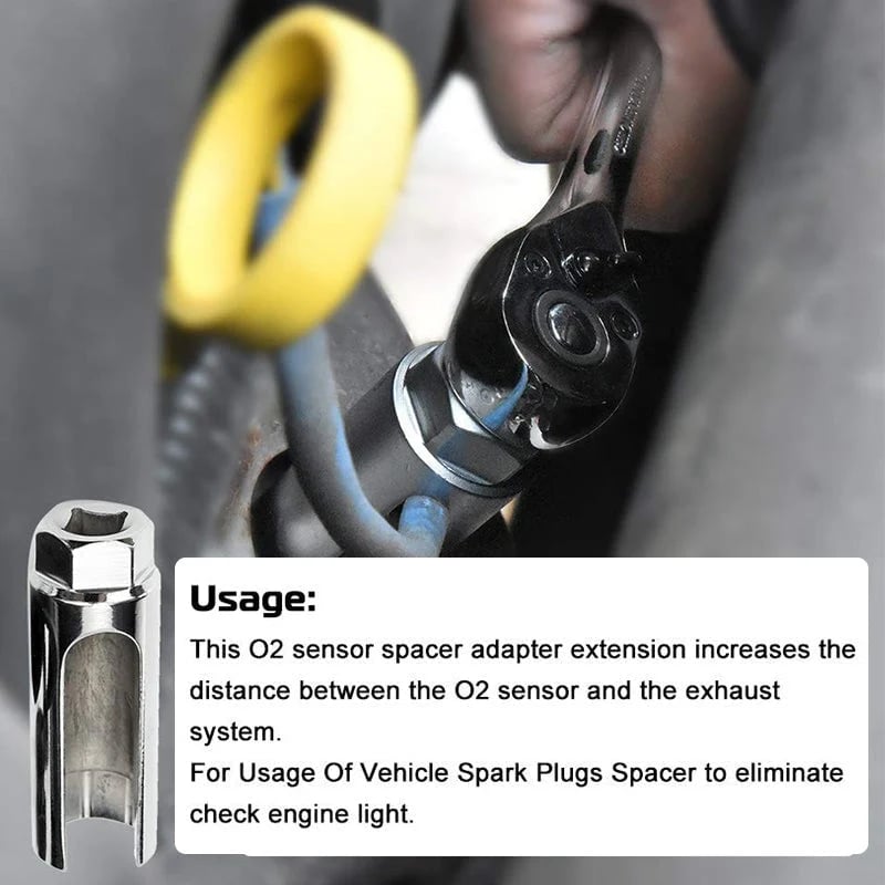 🔧 O2 Sensor Socket & Thread Chaser Kit – 5-Piece CR-V Steel Set for Fast, Damage-Free Sensor Removal 🚗✨