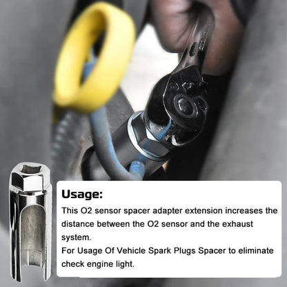 🔧 O2 Sensor Socket & Thread Chaser Kit – 5-Piece CR-V Steel Set for Fast, Damage-Free Sensor Removal 🚗✨