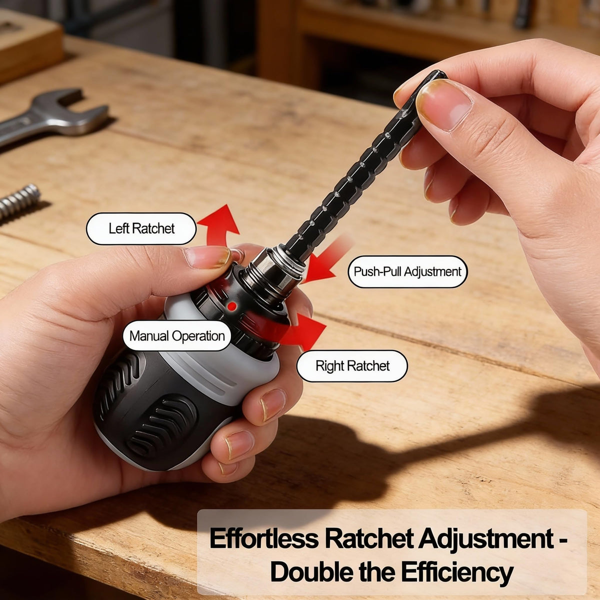 13-in-1 Ratcheting Screwdriver 🔧 – Versatile Multi-Bit Repair Tool