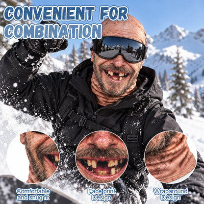 😂Wild 3D Face Balaclava – Cold-Weather Fun for Parties & Outdoor Crews ❄️