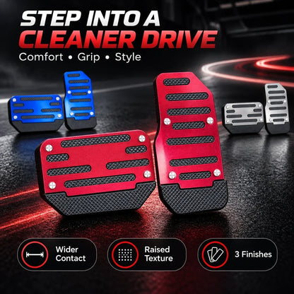 🚗Universal 2-Piece Anti-Slip Pedal Covers for Automatic Cars – Brake & Accelerator