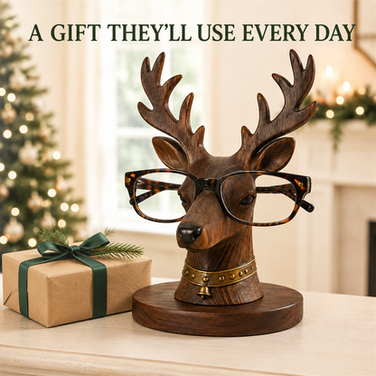 🦌😂 “Where Are My Glasses?” Deer Holder – Rustic Stag Eyeglass Stand