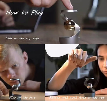 Gravity-Defying Kinetic Desk Sculpture 🎁 – Mesmerizing Motion Display