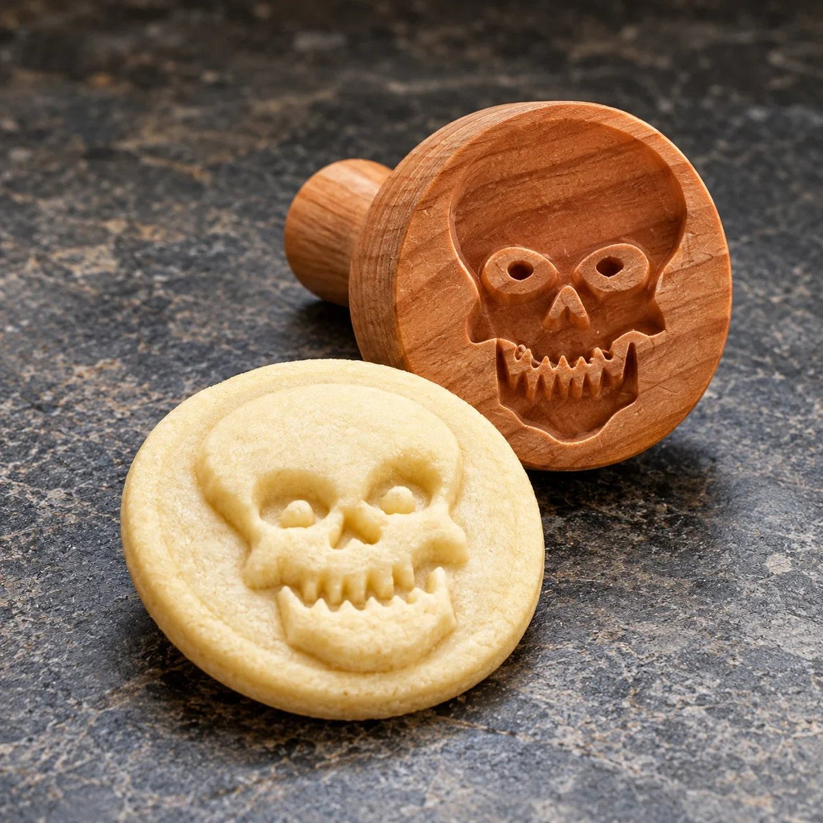 🎉Patterned Wood Cookie Embosser | Seasonal Party & Gift Cookie Prep