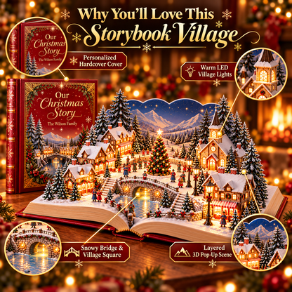 Light-Up Christmas Village Storybook