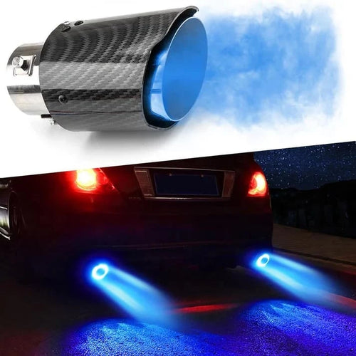 🔴 Universal LED Exhaust Tip Light – Bold Red Rear Glow, Straight Fit