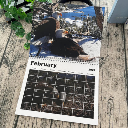 2027 Jackie & Shadow Soaring Eagles Wall Calendar 🦅 Stunning Wildlife Photography, 1-Count