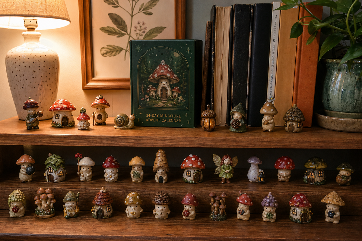 ✨ Enchanted Forest: 24 Days of Tiny Magic | Fantasy Miniature Advent Calendar – 6 Collector Editions
