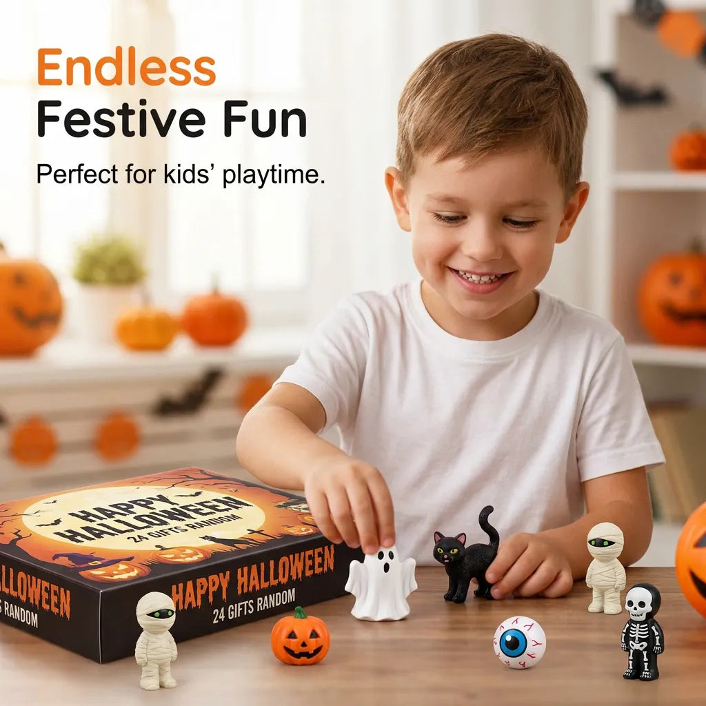 🎃 Halloween Mystery Figurine Blind Box – 1 Surprise Collectible, Assorted Design