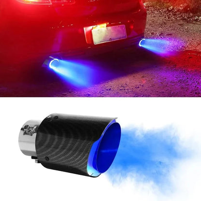 🔴 Universal LED Exhaust Tip Light – Bold Red Rear Glow, Straight Fit