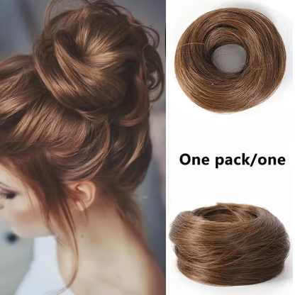 🎀 Messy Bun Hairpiece – Effortless Updos in Minutes