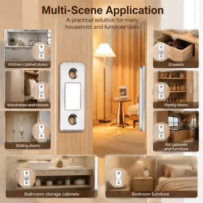 🧲 Magnetic Door Catch – Strong Hold for Cabinets, Closets & Interior Doors