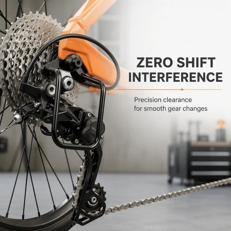 Mountain Bike Derailleur Guard 🚲 – Protective Rear Gear Bracket | Special Sale