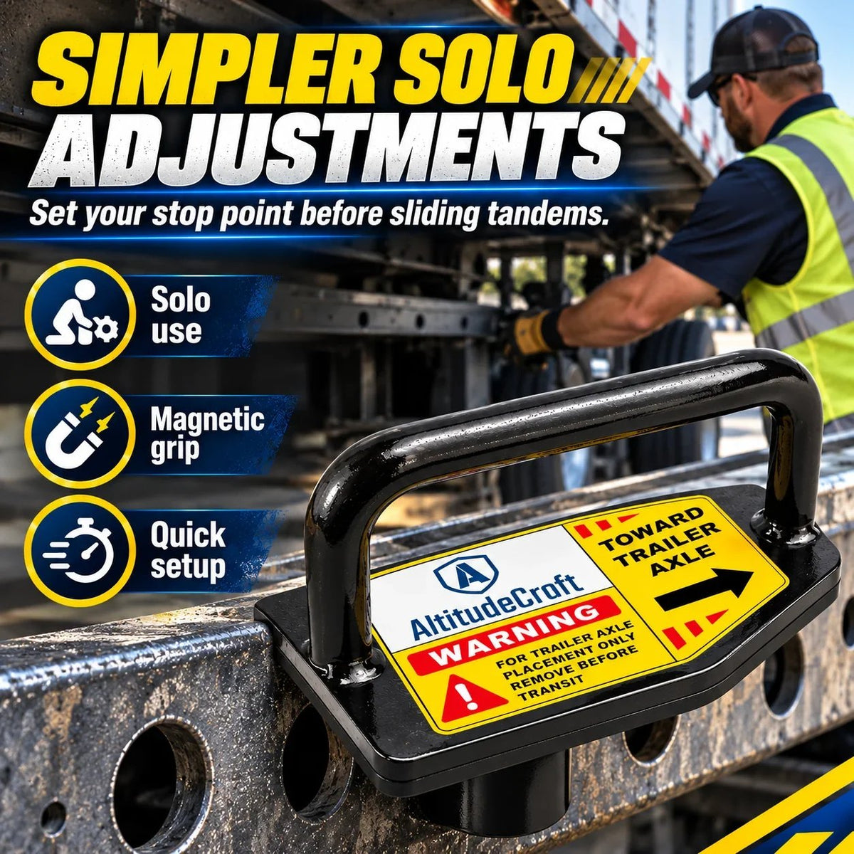 Magnetic Tandem Slide Stopper 🧲 – Convenient Sliding Hardware Accessory