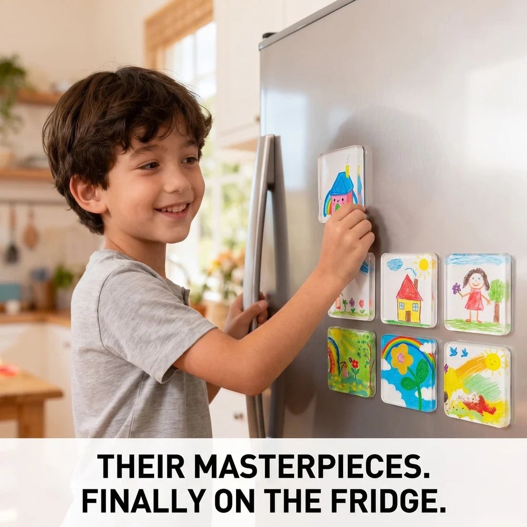 🎨 Make-Your-Own Fridge Magnet Craft Set | Fun DIY Kitchen Décor Activity