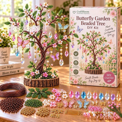 💎🌳 DIY Beaded Gem Tree Kit – Create Your Own Sparkling Crystal Tree Decor