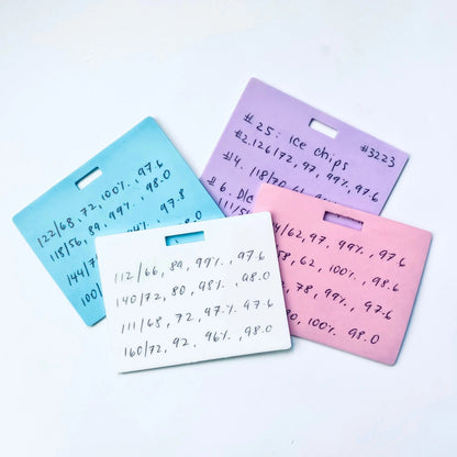 🩺📝 Erasable Badge Note – 🖊 Write, Wipe & Reuse with a Free Badge Clip