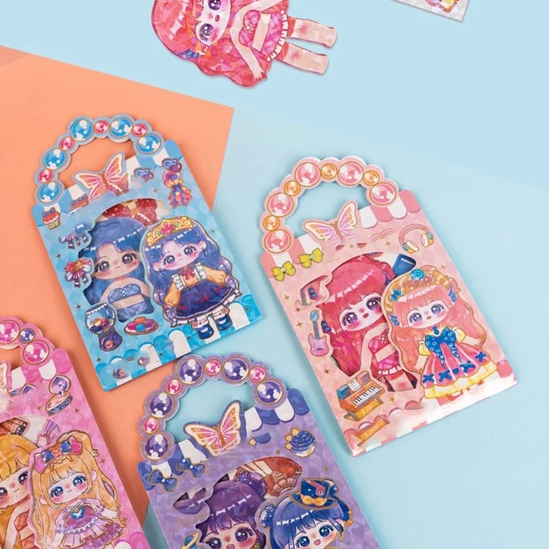 💥 Limited-Time Deal | Red Magnetic Mix-and-Match Dress-Up Dolls for Kids 🛍️