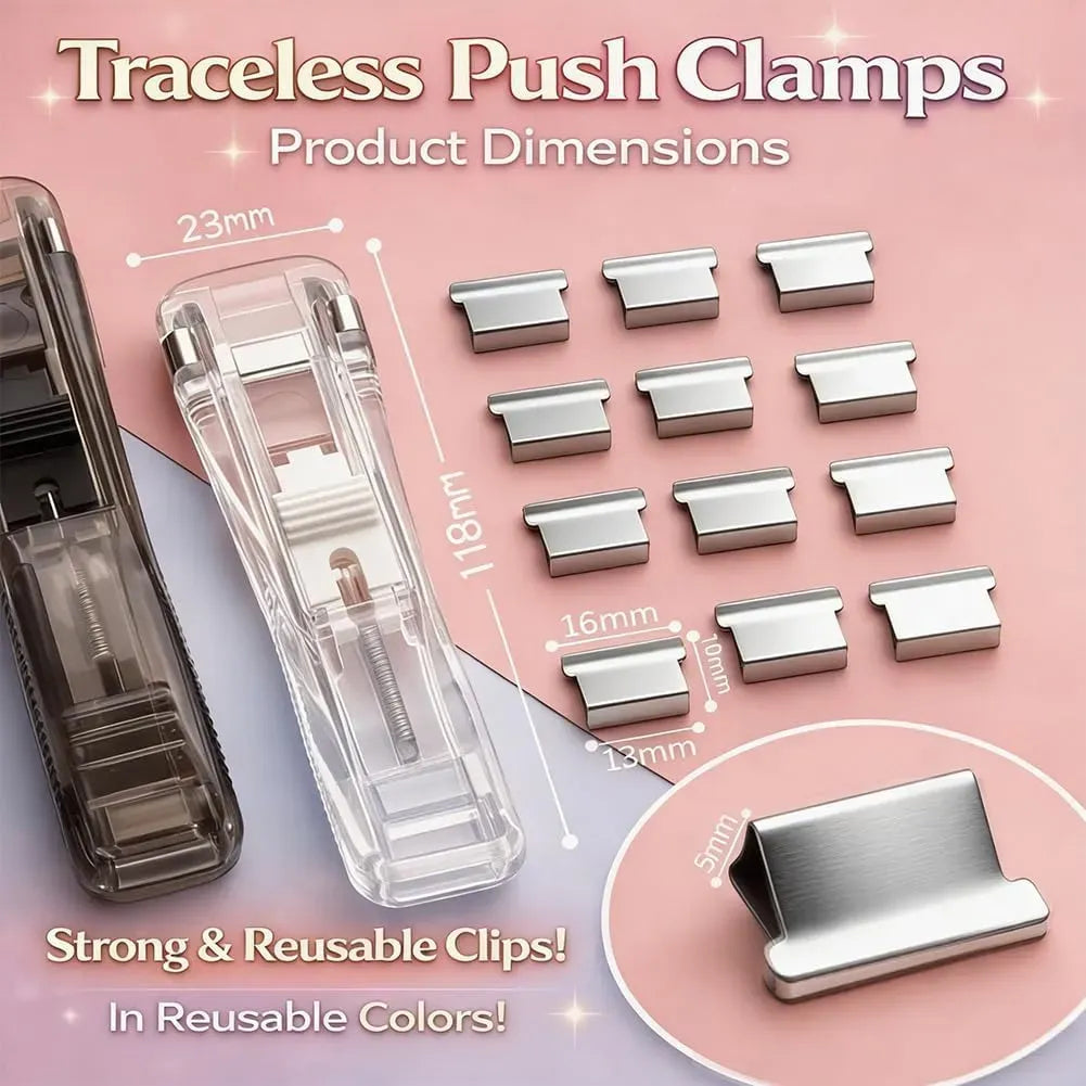 🔥Portable Binder Clip Stapler