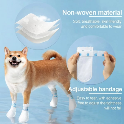 🐾 All-Weather Pet Paw Boots – Water-Resistant Protection for Walks & Outdoor Adventures 🌧️
