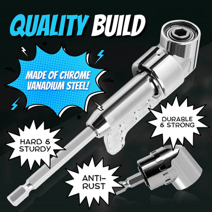 105° Angled Drill Attachment 🔧 – Extended 5.51" Reach Adapter