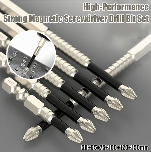 🔥🔨High-Magnetic Screwdriver Drill Bit Set