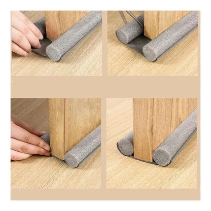 Under-Door Draft Guard – Noise-Reducing Weather Seal for Year-Round Comfort 🚪 Grey