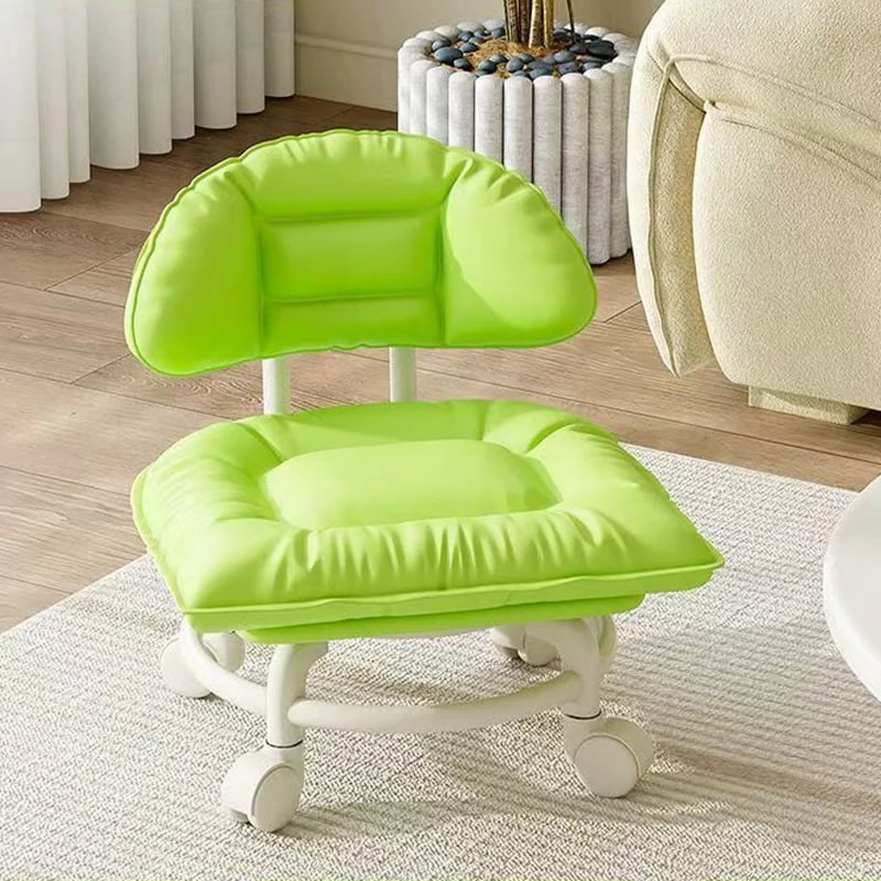 🛠️Ergonomic Rolling Work Stool with Back Support, Plush Seat & Whisper-Quiet Wheels ✨