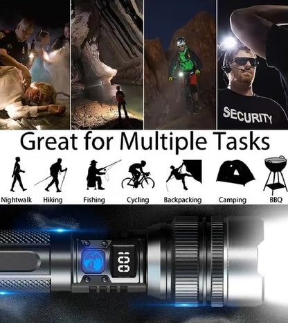 ❤️❤️❤️Top-Quality Rechargeable Flashlight with Adjustable Zoom – Your Satisfaction Is Assured.