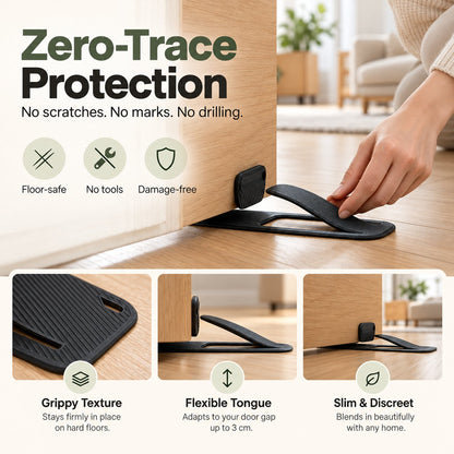 Slide, Grip & Protect Flexible Non-Slip Door Stopper 🚪✨