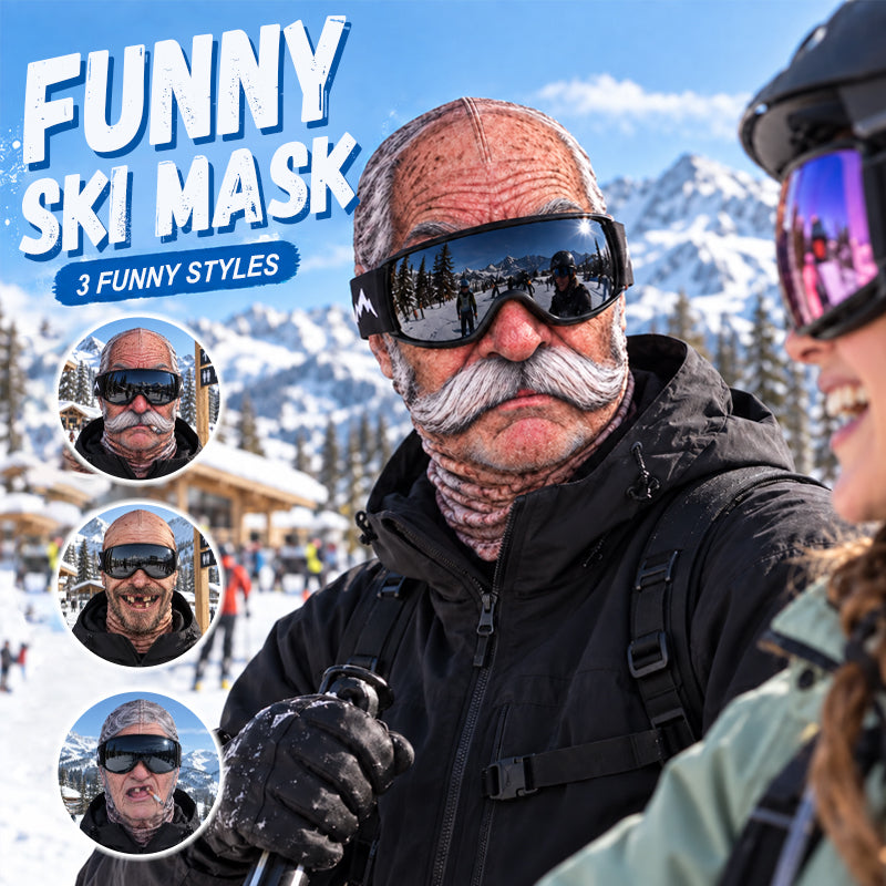 😂Wild 3D Face Balaclava – Cold-Weather Fun for Parties & Outdoor Crews ❄️