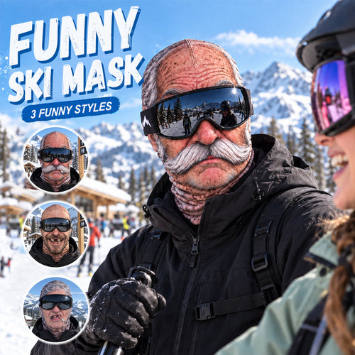 😂Wild 3D Face Balaclava – Cold-Weather Fun for Parties & Outdoor Crews ❄️