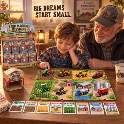 🚜 Farm Machine Missions Mystery Box – 8 Working Vehicles & Real Farm Jobs 🌾