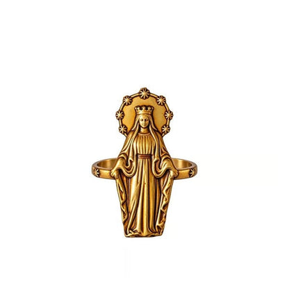 ✝️ Catholic Napkin Rings | Sacred Heart, Virgin Mary & Sacred Heart of Jesus Table Decor