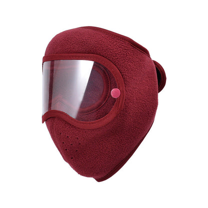 Windproof Fleece Full Face Shield & Anti-Fog Riding Mask 🏍️