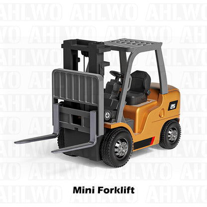 🚜 RC Construction Vehicle Set – Excavator, Dump Truck, Forklift & Bulldozer