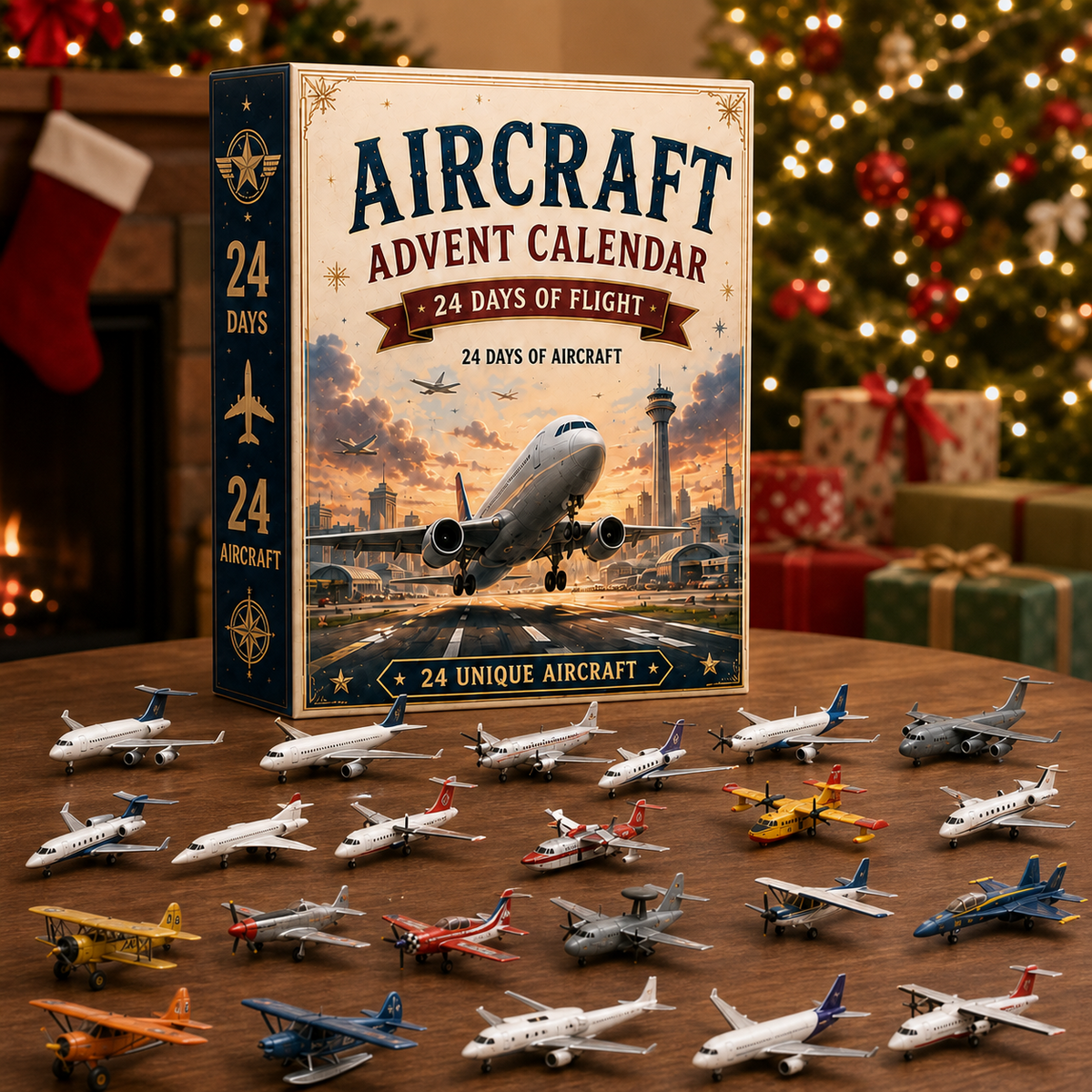 Miniature aircraft collection detail