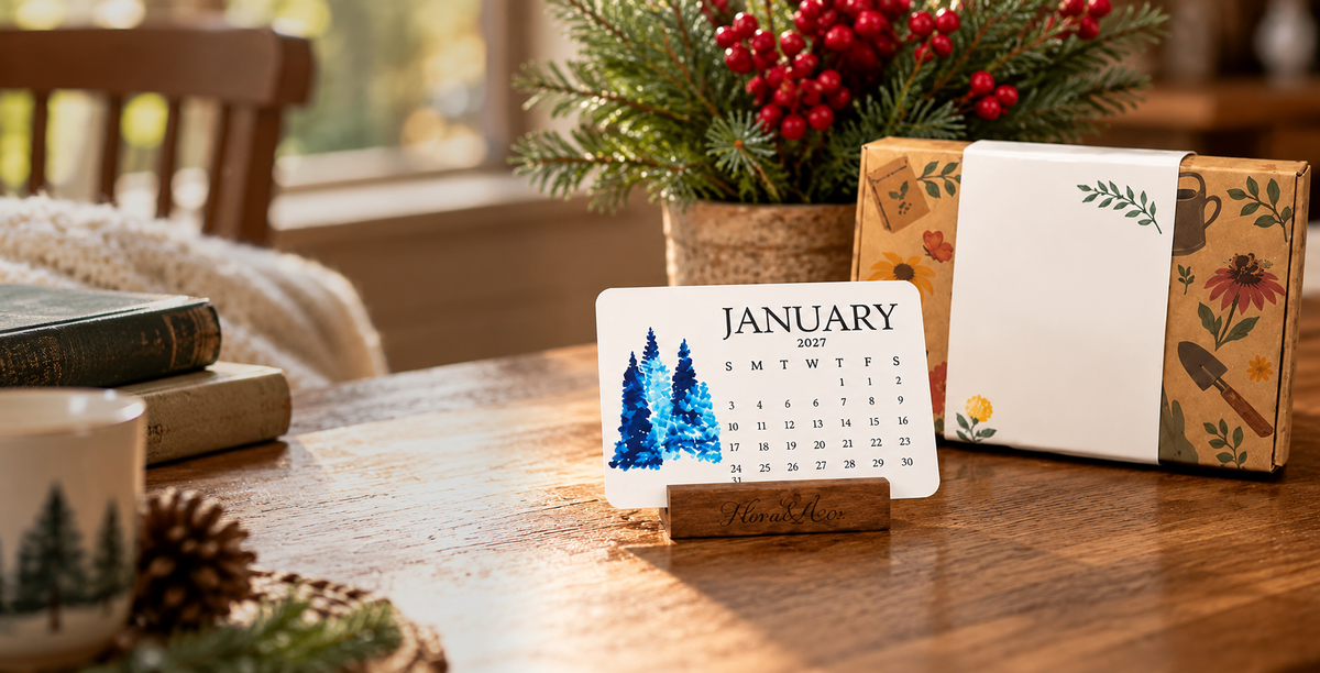✨Early Holiday Sale 49% OFF🌱Eco-Friendly Plantable “Timeless” Seed Calendar 2027