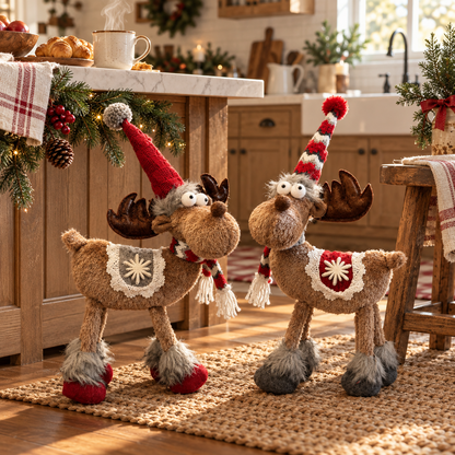 Christmas Moose Decorations