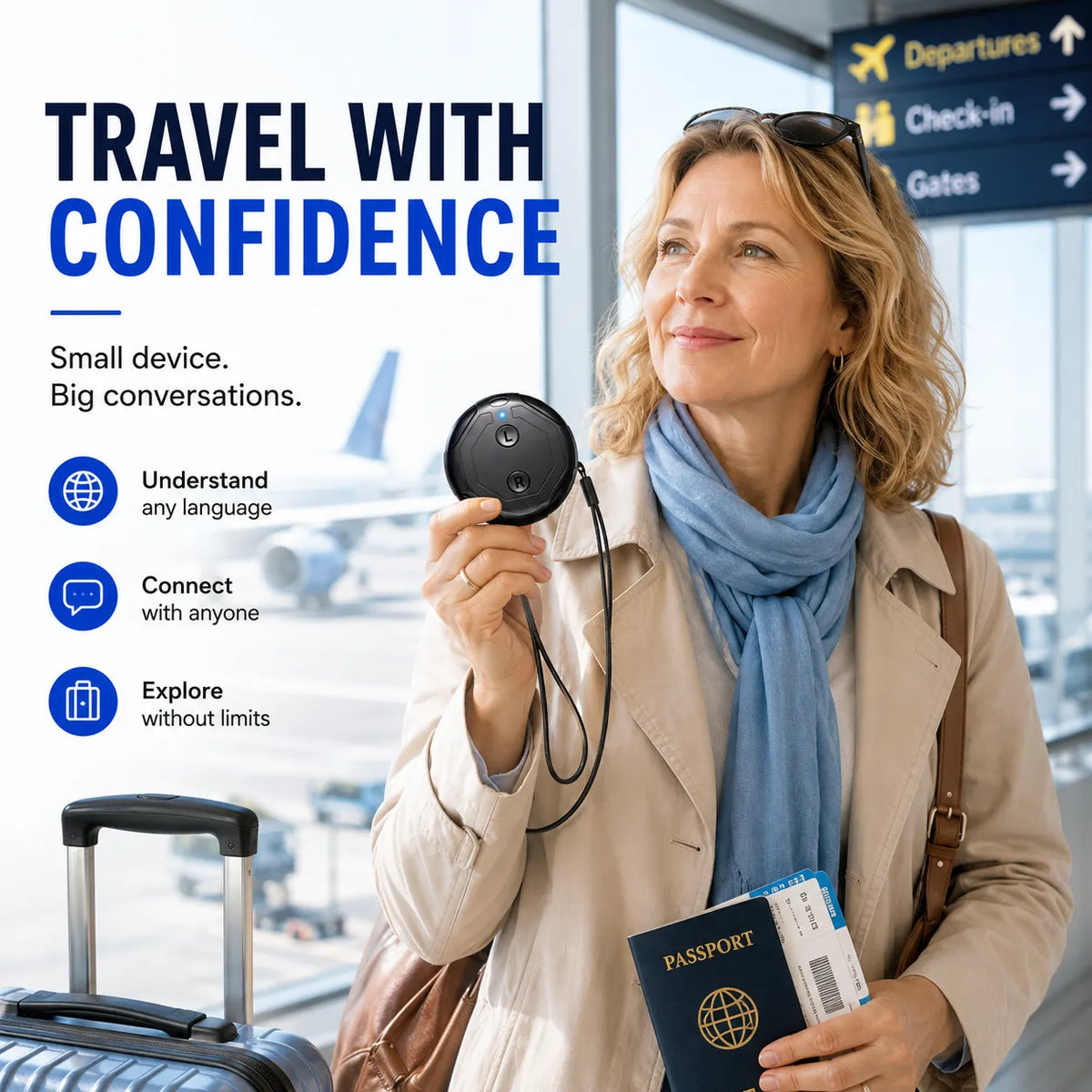 🔥LAST DAY 50% OFF 🌎 K18 AI Smart Translator 2026– Break Language Barriers & Connect With the World