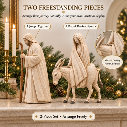 Journey to Bethlehem Nativity Figurine Set