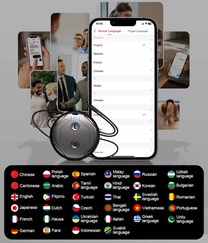 🔥LAST DAY 50% OFF 🌎 K18 AI Smart Translator 2026– Break Language Barriers & Connect With the World