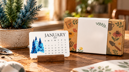 ✨Early Holiday Sale 49% OFF🌱Eco-Friendly Plantable “Timeless” Seed Calendar 2027