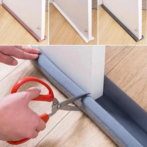 Under-Door Draft Guard – Noise-Reducing Weather Seal for Year-Round Comfort 🚪 Grey