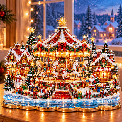 🔥Limited time 49% OFF -🎄❤️ DIY Christmas Village Diamond Art – Make Christmas Memories Together