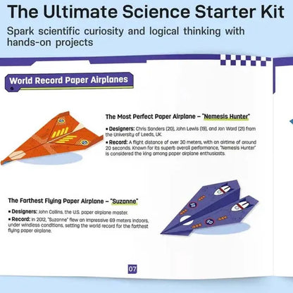 ⏰Creative DIY Paper Airplane Set For Kids